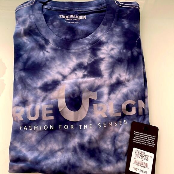 True Religion NWT t-shirt night sky tie die - Picture 4 of 8
